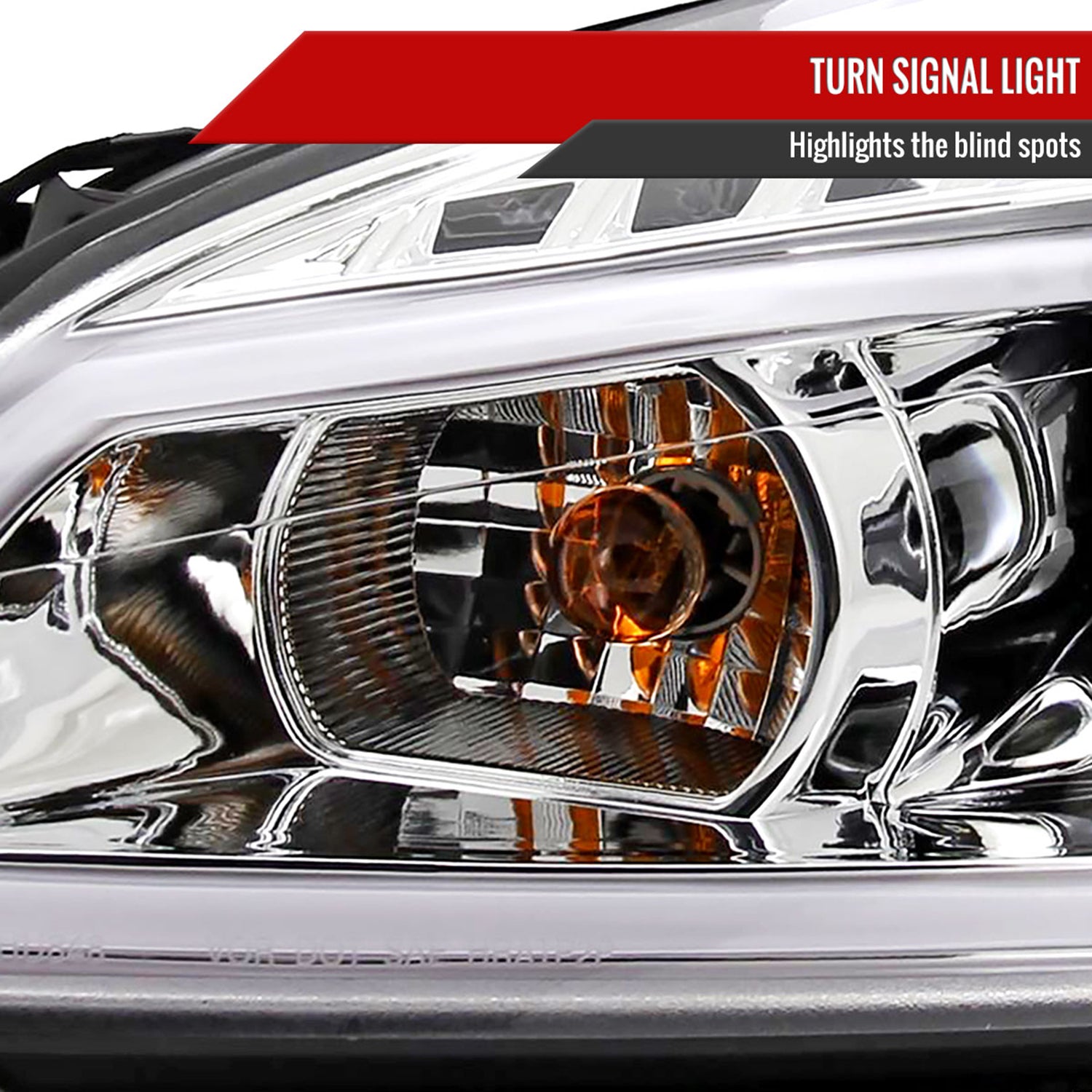 2006-2013 Chevy Impala /Impala Limited /Monte Carlo LED Bar Headlights Chrome