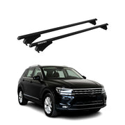 2019-2024 VW Tiguan R-Line Roof Rack Cross Bars Black