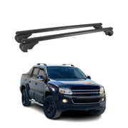 2010-2020 VW Amarok Roof Rack Cross Bars Black