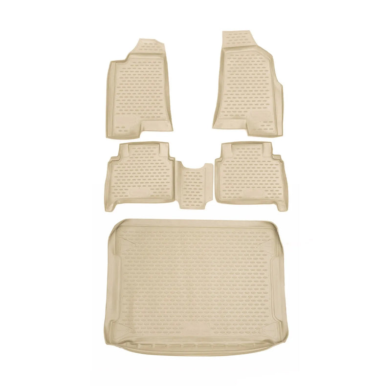 2006-2010 Hummer H3 Floor Mats & Cargo Liner Full Set All Weather Beige