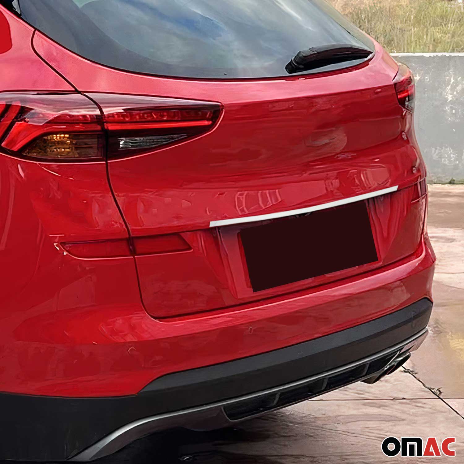 2021-2026 Hyundai Elantra Rear Trunk Lid Molding Trim S. Steel Chrome