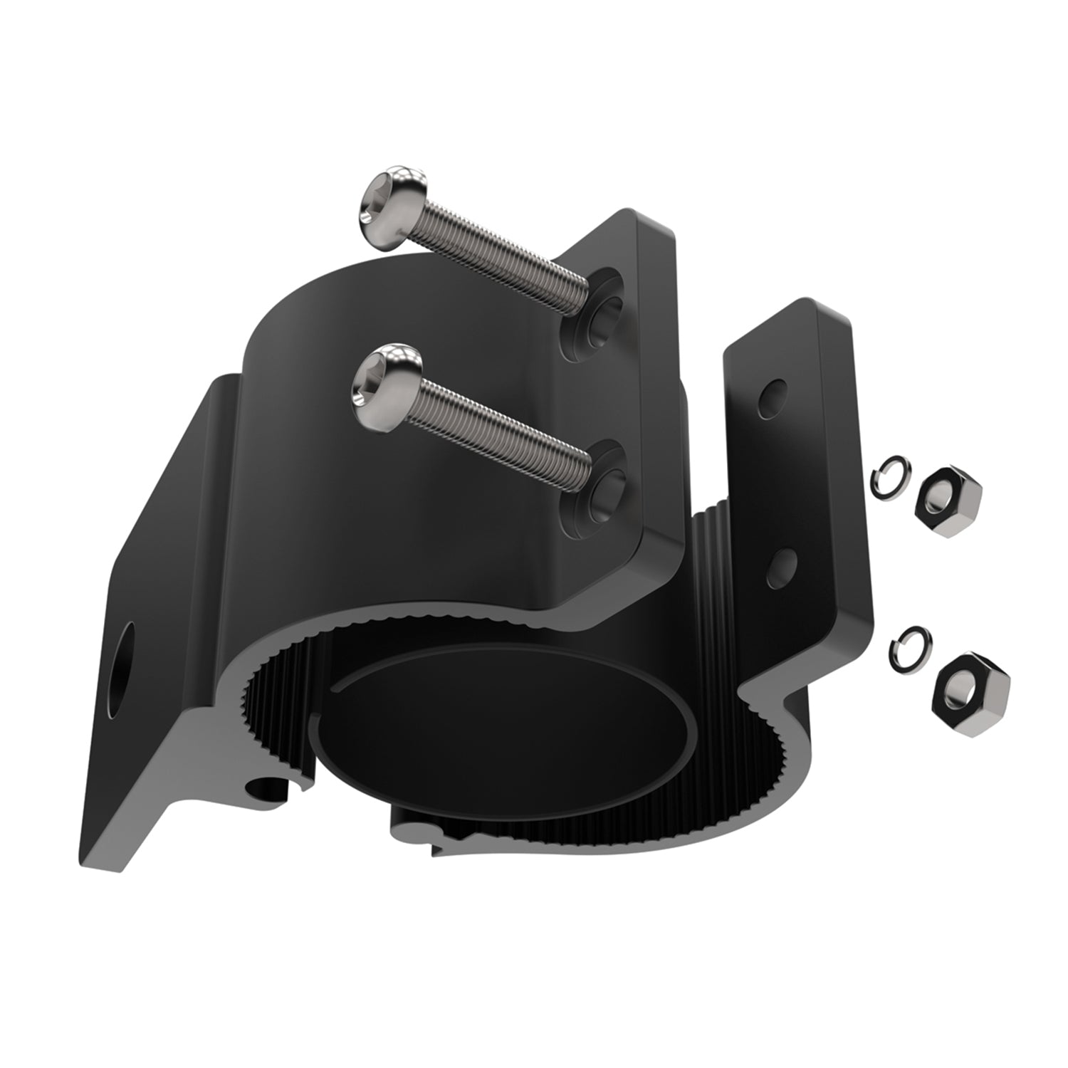 Universal 3" Aluminum Light Mounting Brackets Black