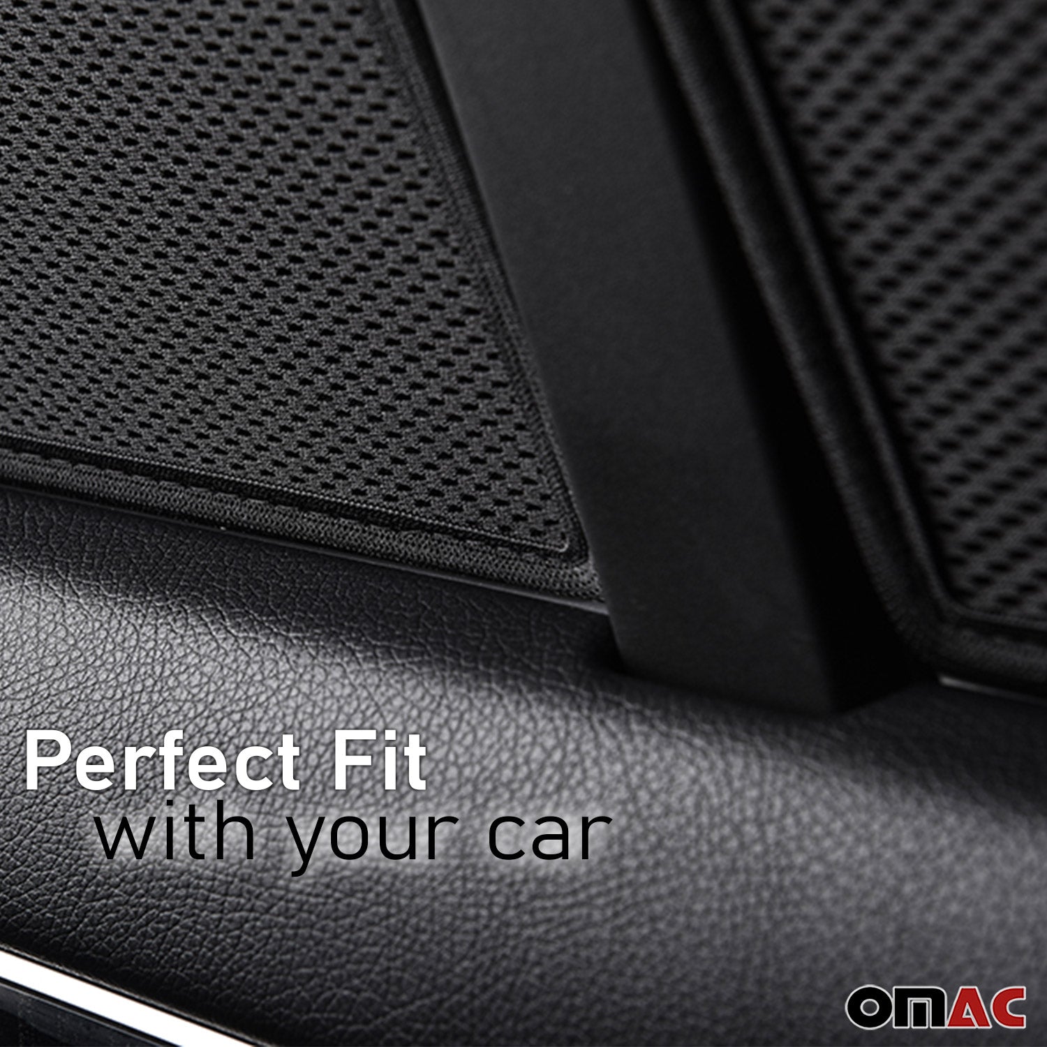Side Window Curtain Mesh for BMW 1 Series E88 2008-2013 Black 4x