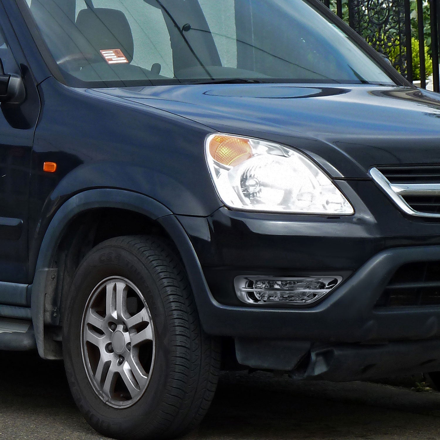 2002-2004 Honda CR-V 12V/51W 9006 Fog Lights Kit Switch &Wiring Harness Chrome