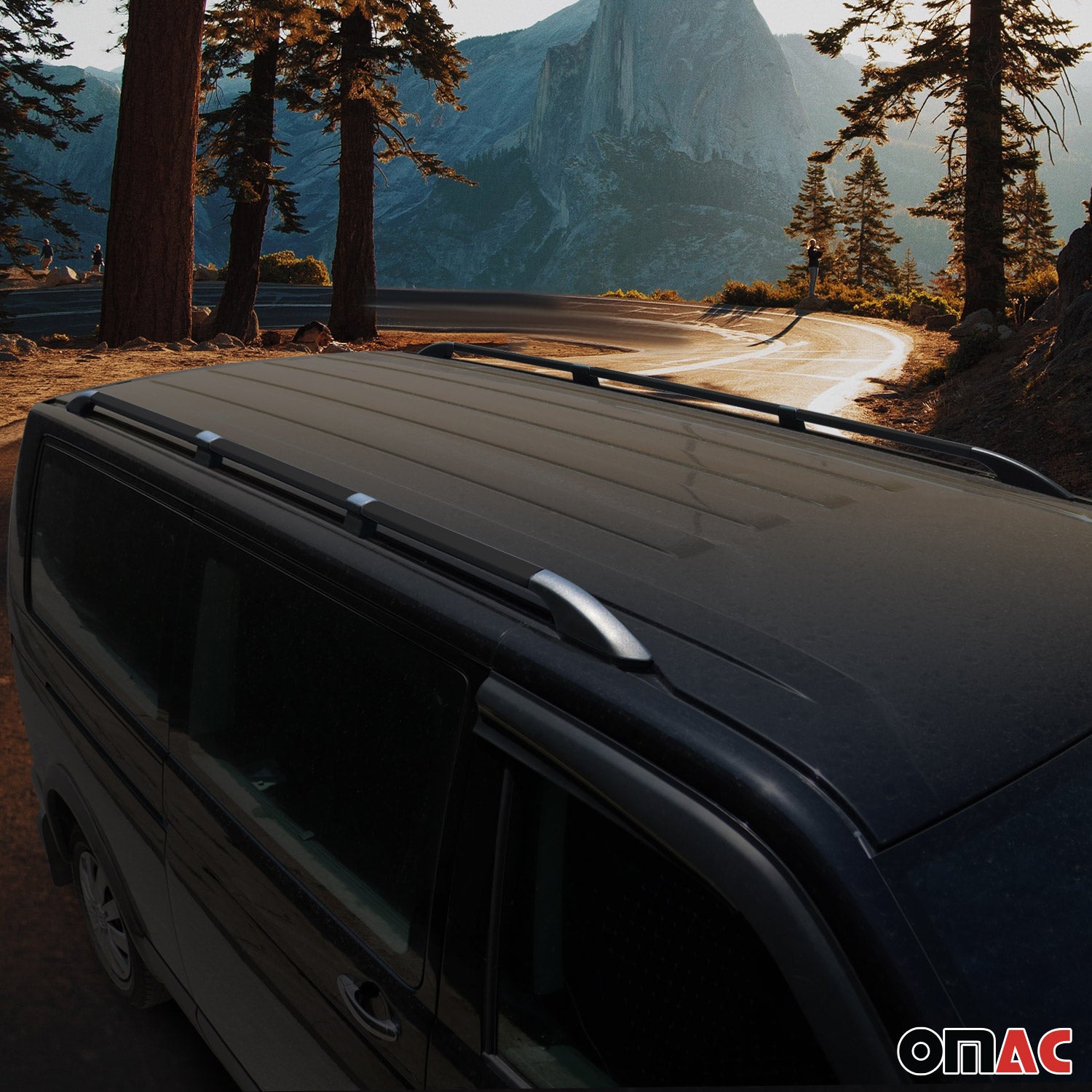 2014-2025 RAM ProMaster 1500 2500 3500 Roof Rack Rails Side Rails Black