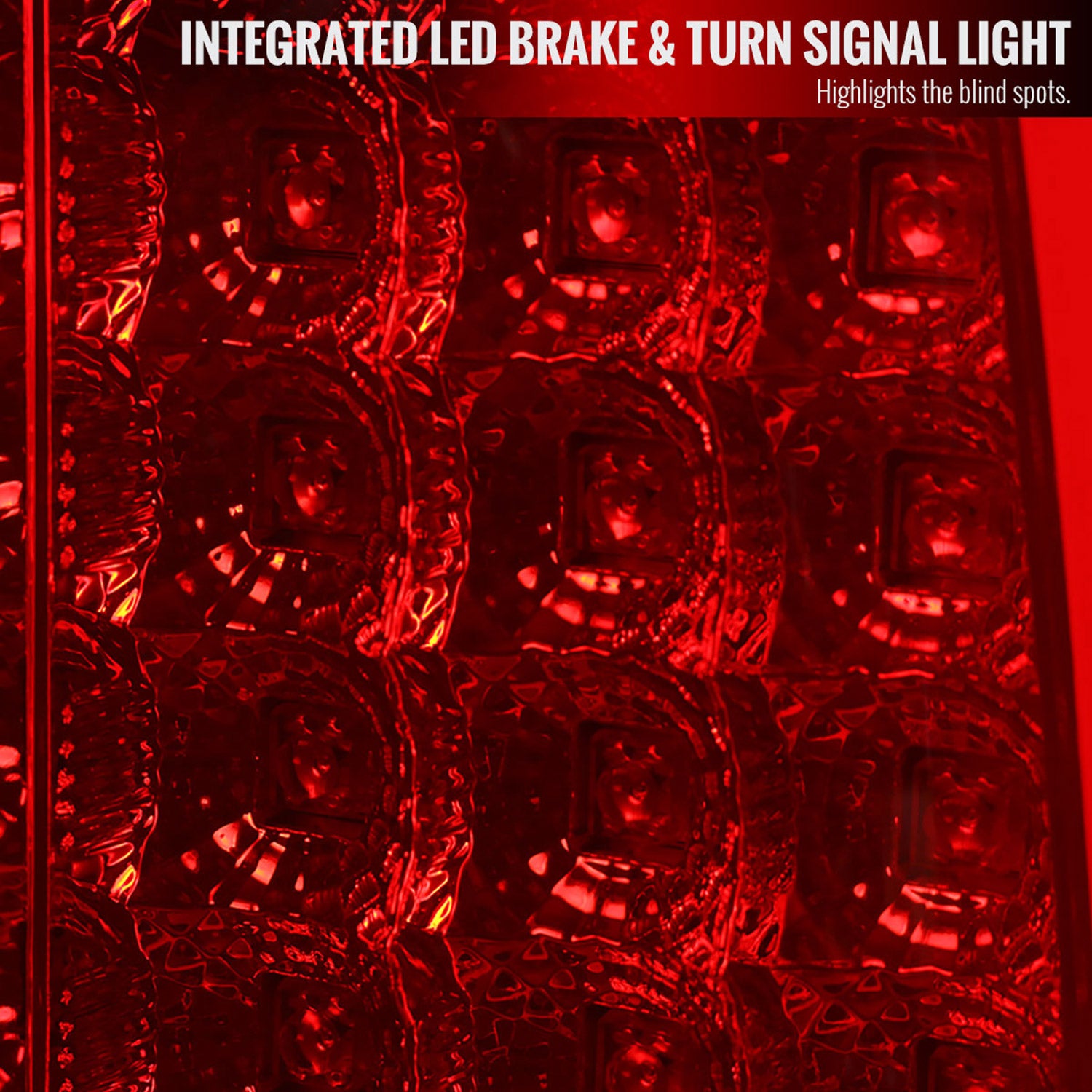 2003-2006 Chevy Silverado LED Tail Lights - G2 Chrome Housing/Red Clear Lens