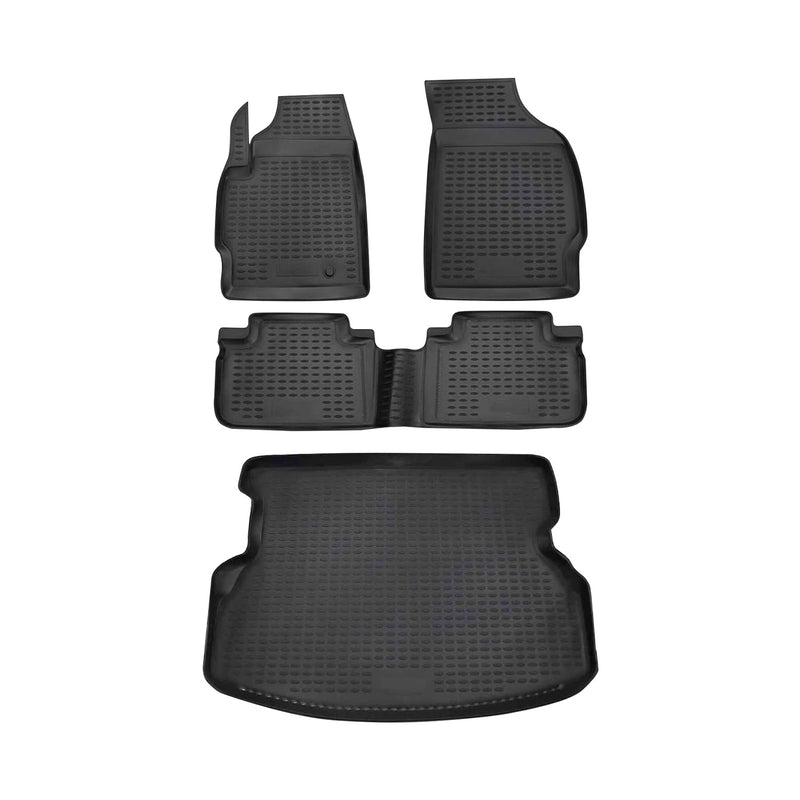 2008-2012 Ford Escape Floor Mats & Cargo Liner Full Set All Weather Black