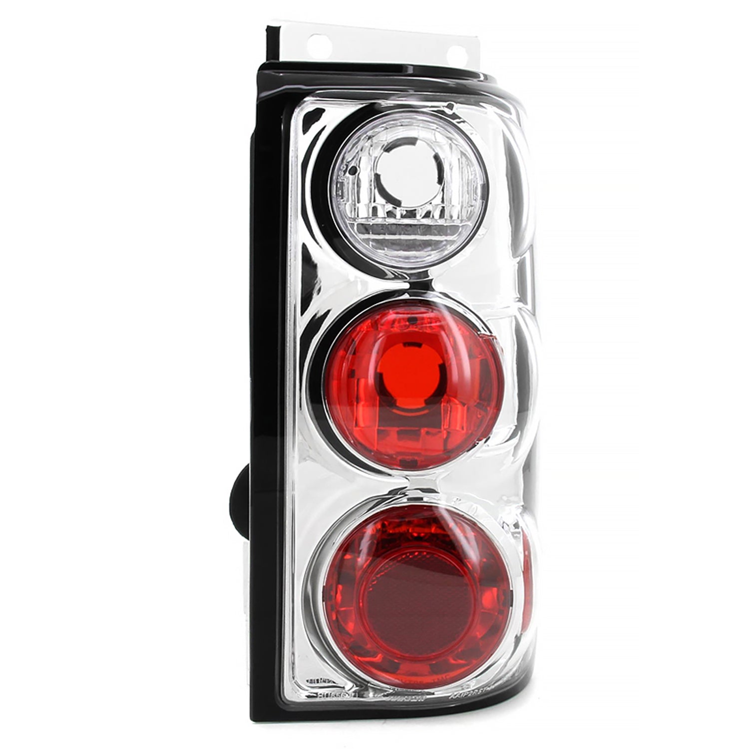 1995-1997 Ford Explorer Tail Lights Chrome Housing/Clear Lens