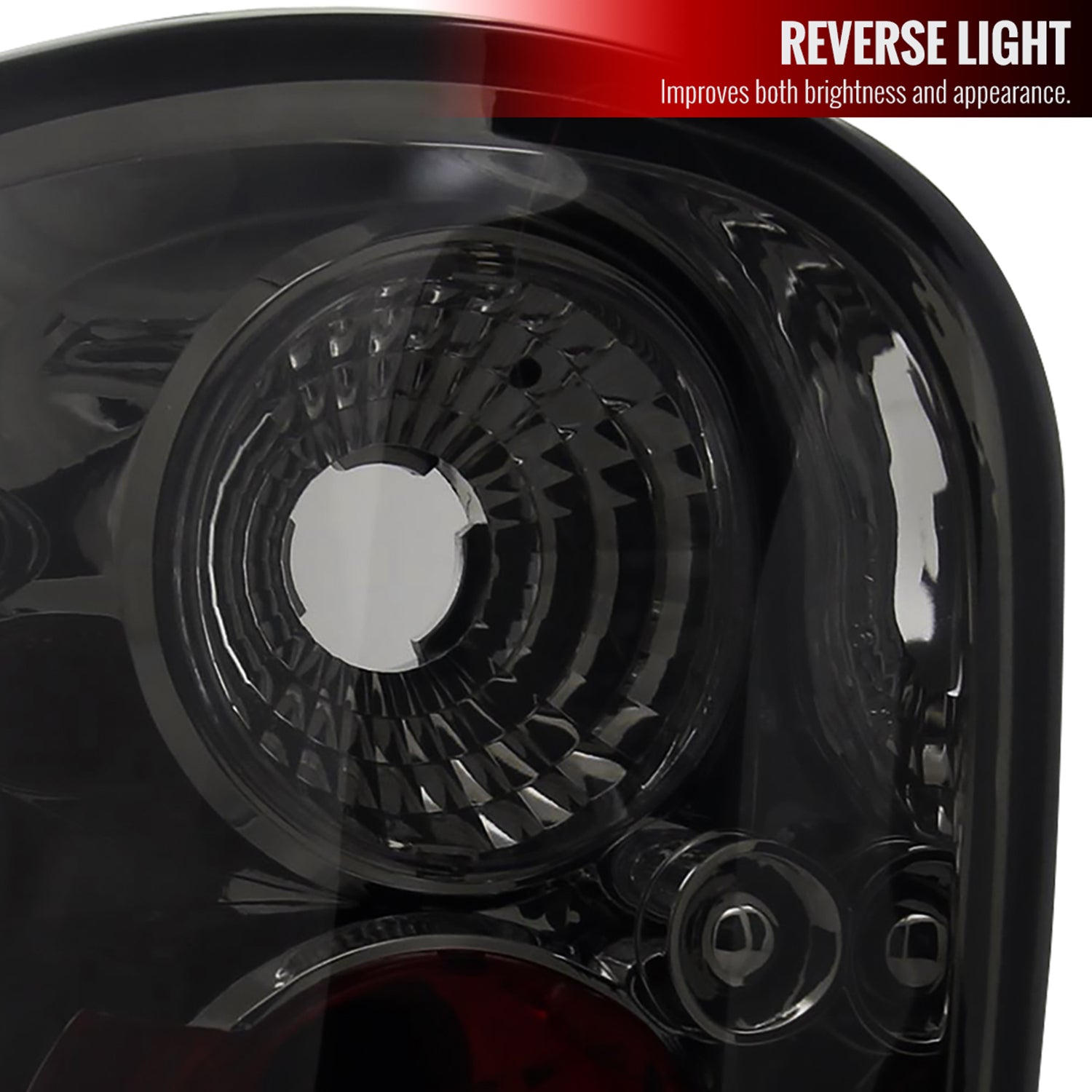 1997-2004 Ford F-150 Flareside Tail Lights Chrome Housing/Smoke Lens