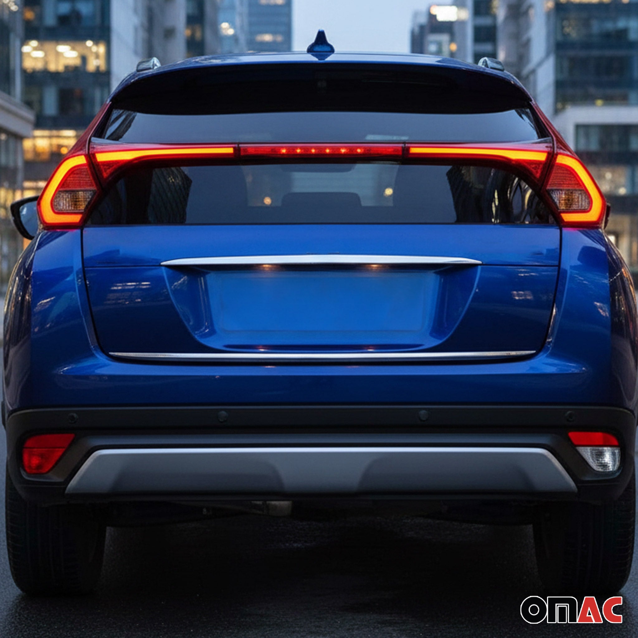 2018-2024 Mitsubishi Eclipse Cross Rear Trunk Molding Trim Stainless Steel Silver 1Pc