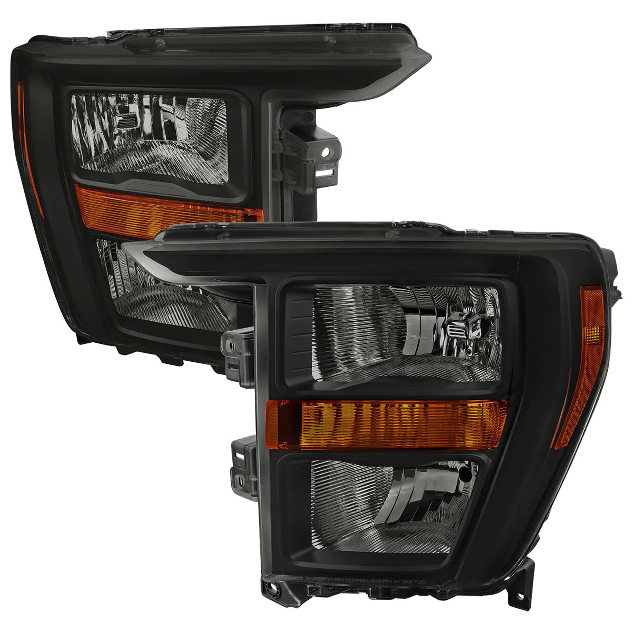 For Ford F-150 2021-2023 Factory Style Headlight Black Housing Smoked Lens