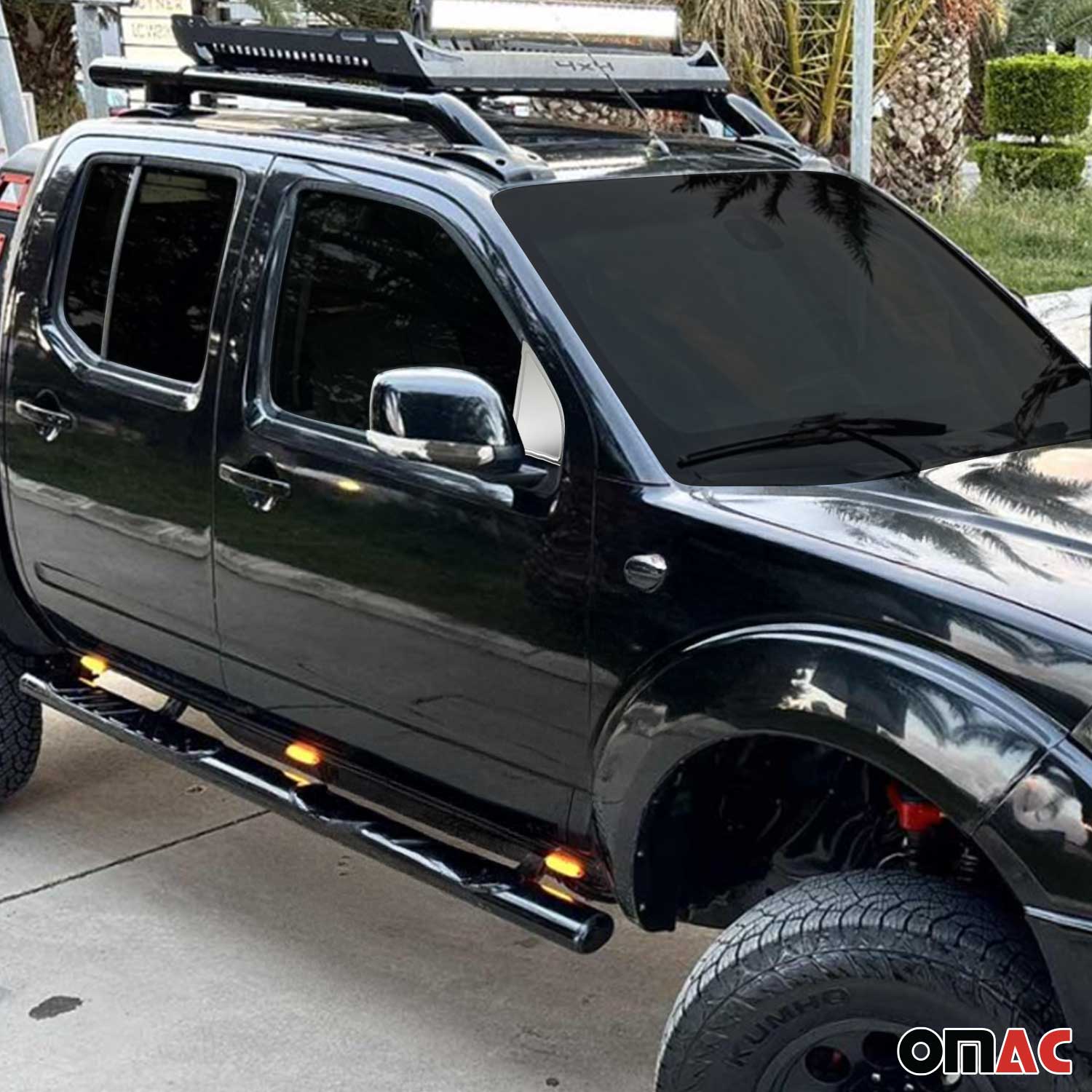 2009-2012 Suzuki Equator Window Molding Trim Streamer Stainless Steel 2Pcs