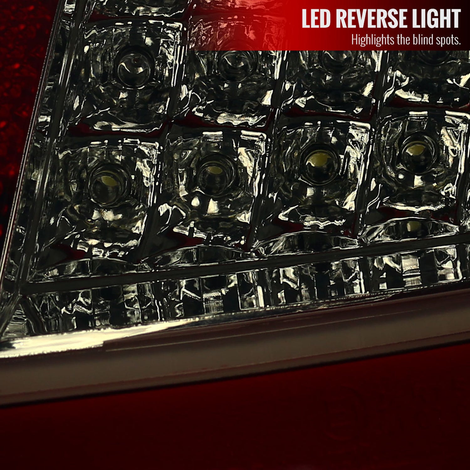 2005-2008 Porsche 911 997 Carrera/911 997 GT3 LED Tail Lights Chrome/Red Smoke