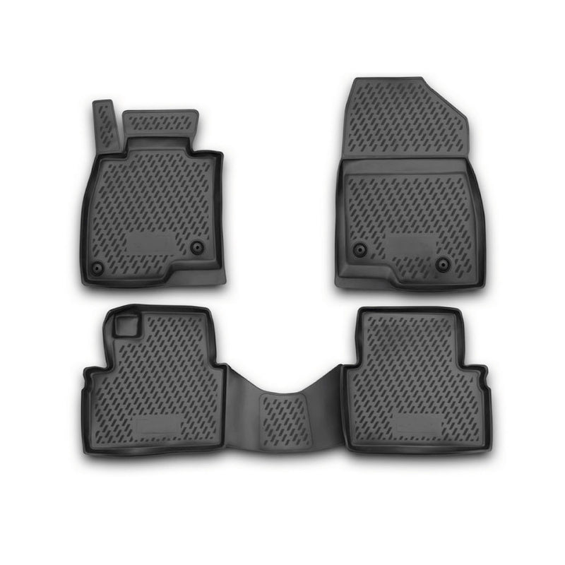 2014-2018 Mazda 3 Floor Mats Liners Full Set All Weather Black