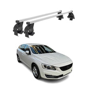 2015-2018 Volvo V60 Roof Rack Cross Bars Silver