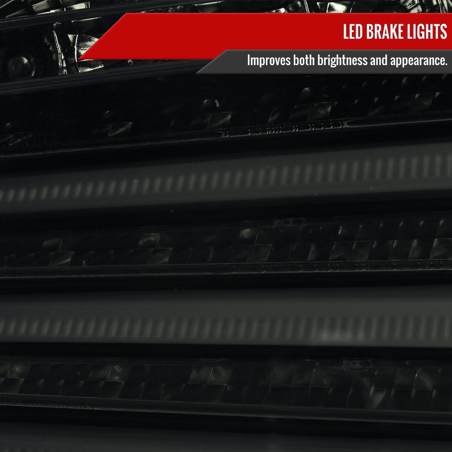 2008-2010 BMW E60 5 Series Sedan LED Tail Lights Glossy Black/Smoke Lens