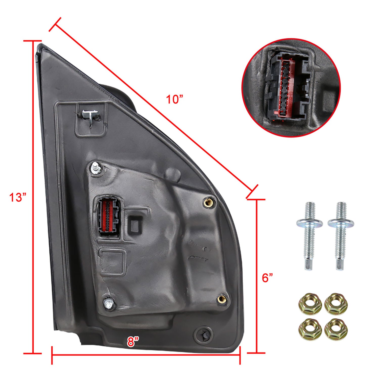 2017-2019 Ford F-250/350/450/550 Super Duty Heated & Manual Towing Mirrors