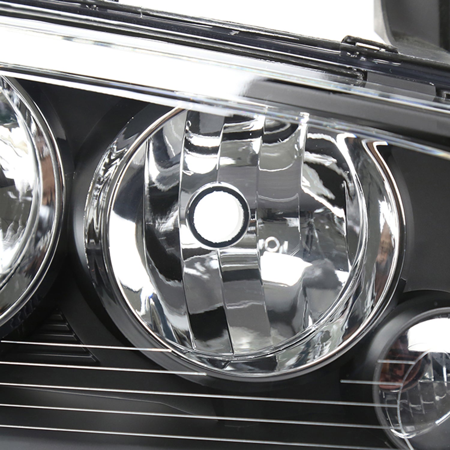 2006-2010 Dodge Charger Factory Style Headlights Matte Black/Clear Lens