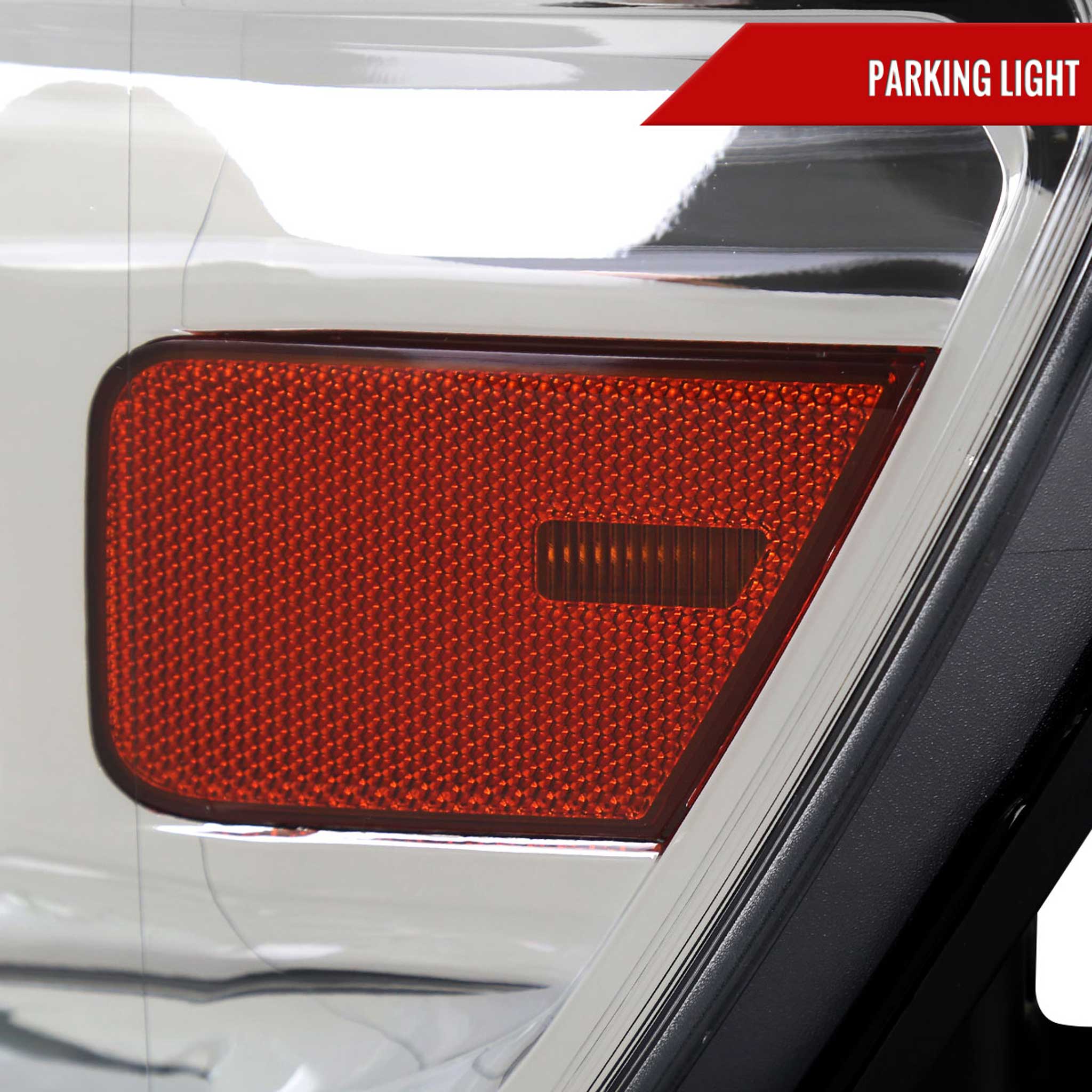 For Dodge RAM 1500 2019-2024 Factory Style Crystal Headlight  Driver Side Only Chrome Housing Clear Lens
