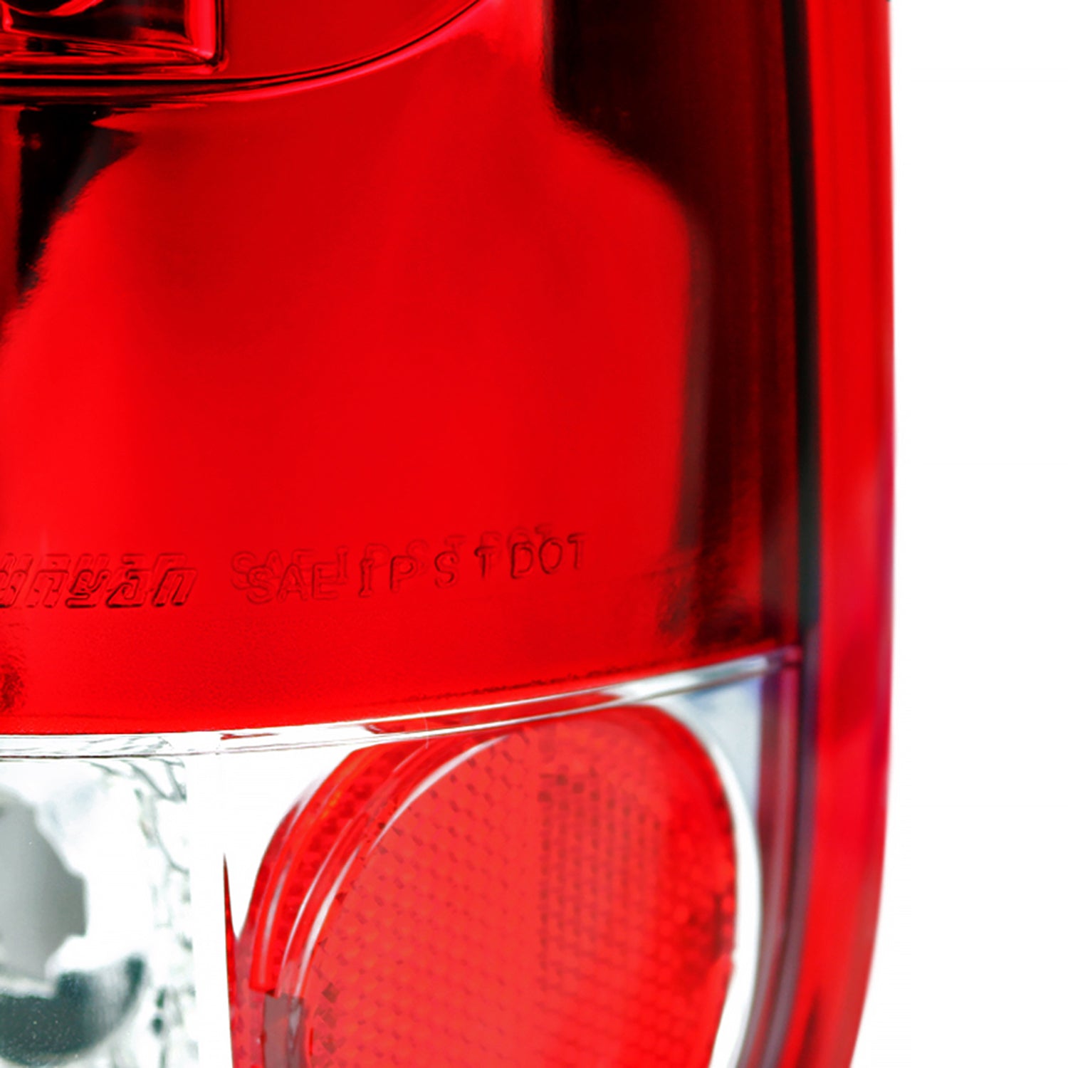 2008-2016 Ford F-250/350/450/550 Super Duty LED Tail Lights Chrome/Red Clear