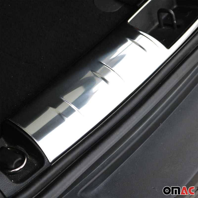 Trunk Sill Cover Bumper Guard Protector for Jeep Renegade 2015-2024 Steel Silver