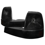 1998-2000 Ford Ranger Corner Parking Turn Signal Lights Chrome/Smoke Lens