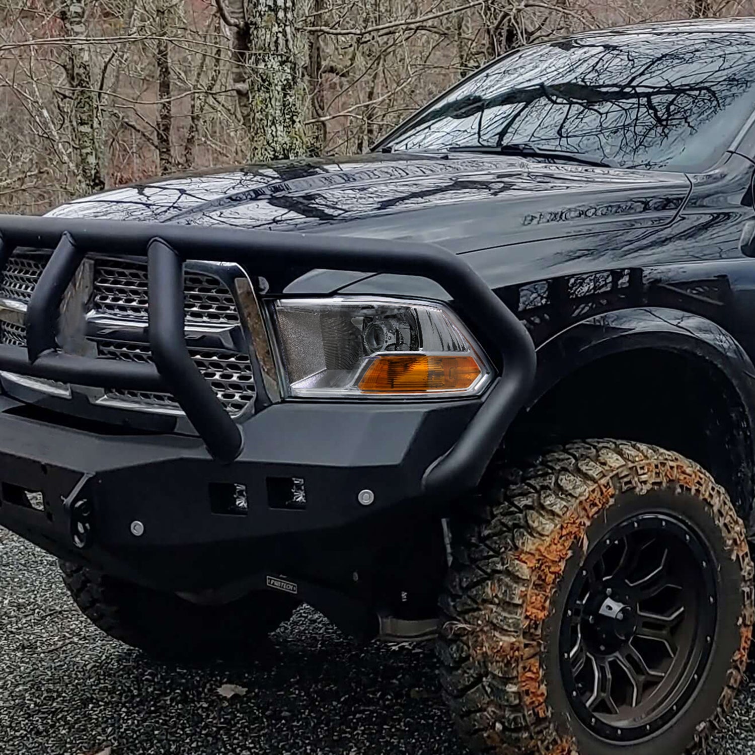 2009-2018 Dodge RAM 1500 / RAM 2500 3500 Retro Projector Headlights Chrome