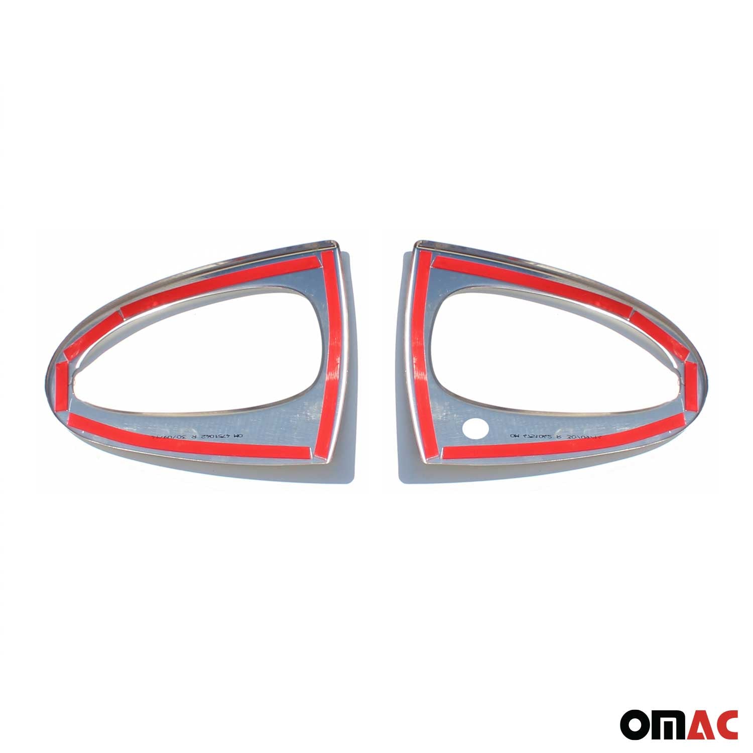 2007-2015 Smart ForTwo Car Door Handle Cover Protector Stainless Steel Chrome 2 Pcs