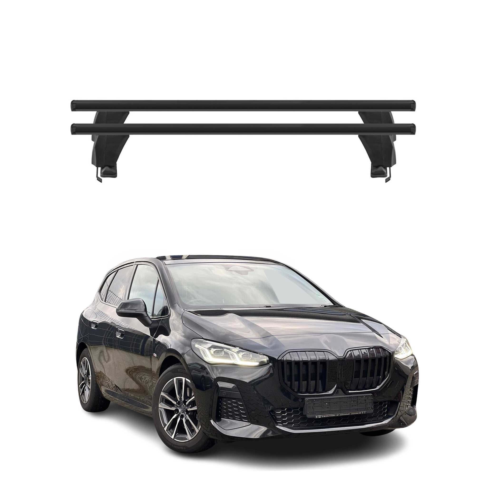 2022-2025 BMW 2 Series U06 Active Tourer Roof Rack Cross Bars Black
