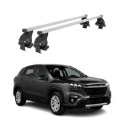 2016-2021 Suzuki SX4 S-Cross Roof Rack Cross Bars Silver