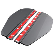Universal Smoke PVC Plastic Car Rear View Side Mirror Rain Board Eyebrow 2Pcs