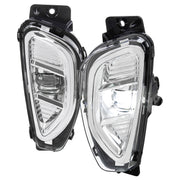 2020-2022 Ford Escape LED Fog Lights Kit Chrome Housing/Clear Lens