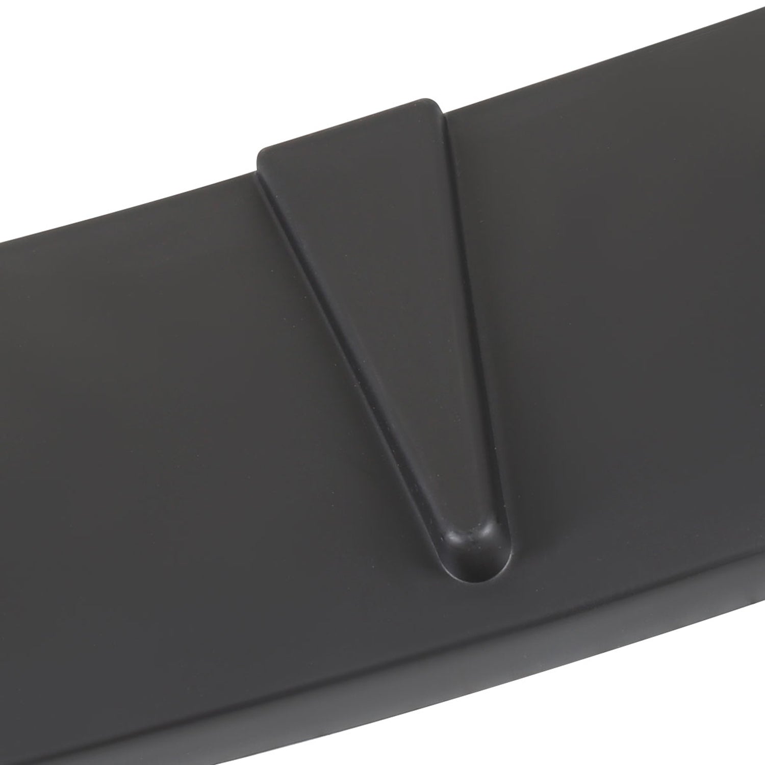 Universal Matte Black Polypropylene 3Pcs Bumper Lip Splitter Spoiler Set