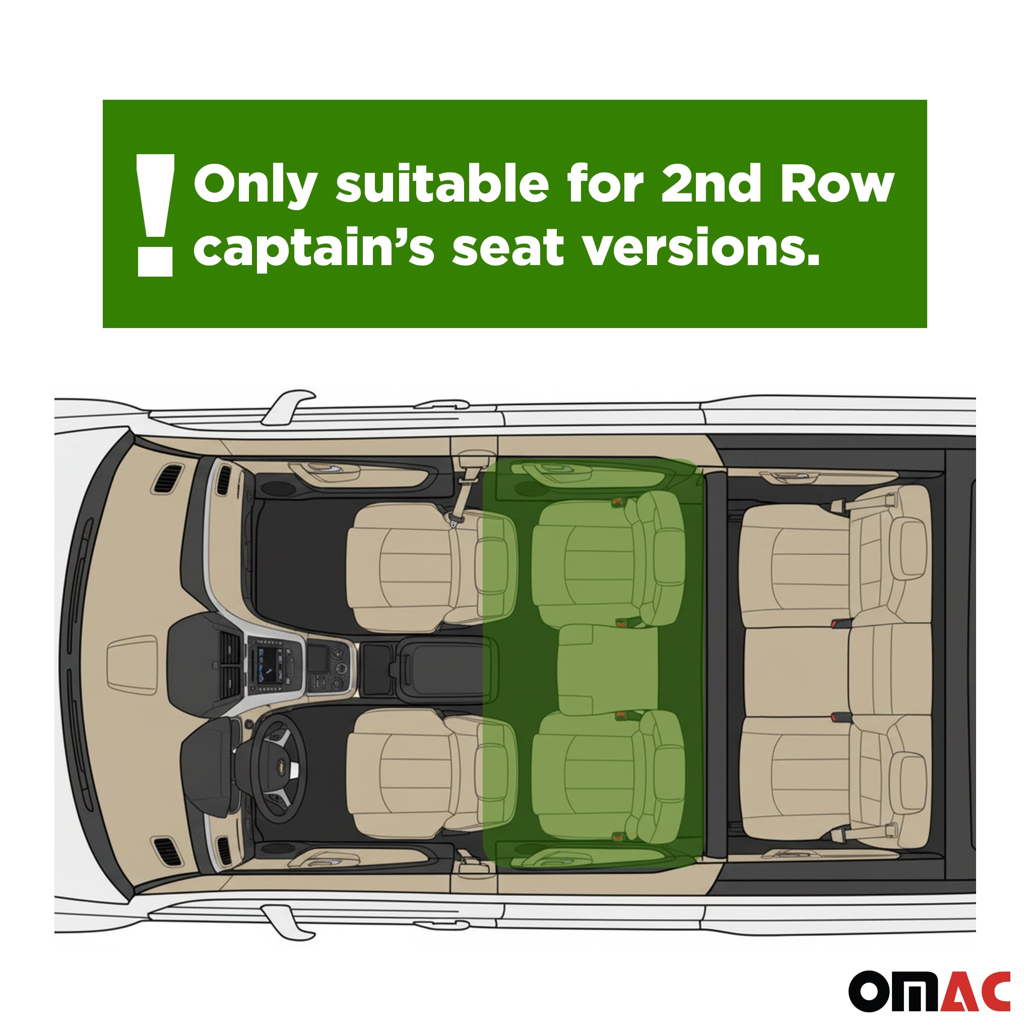 2007-2016 GMC Acadia Floor Mats Liners Full Set All Weather Beige