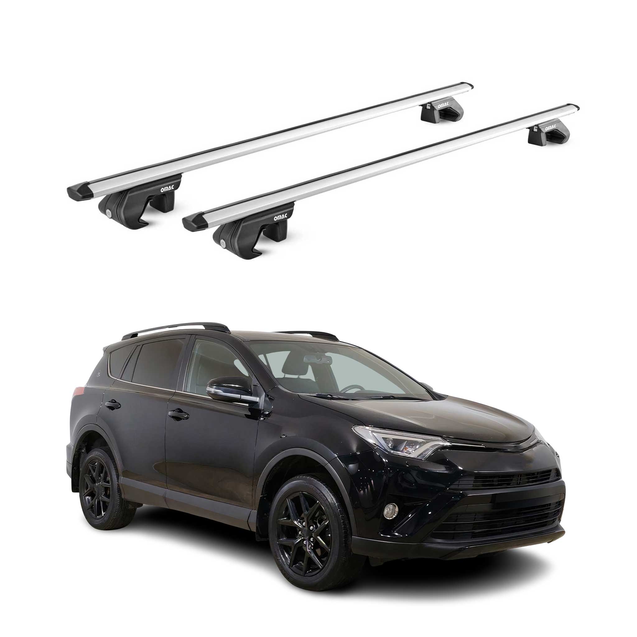 2019-2025 Toyota RAV4 Adventure Roof Rack Cross Bars Luggage Carrier 2 Pcs