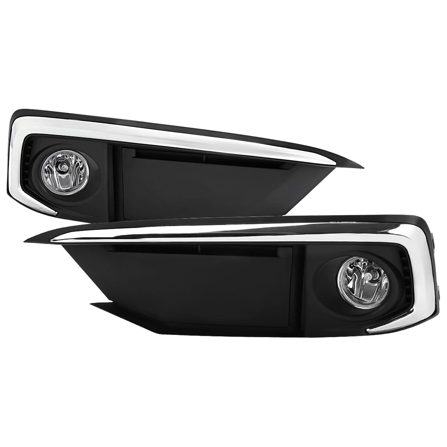 2019-2020 Honda Civic Sedan/Coupe H11 Fog Lights Kit Chrome/Clear Lens