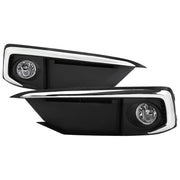 2019-2020 Honda Civic Sedan/Coupe H11 Fog Lights Kit Chrome/Clear Lens