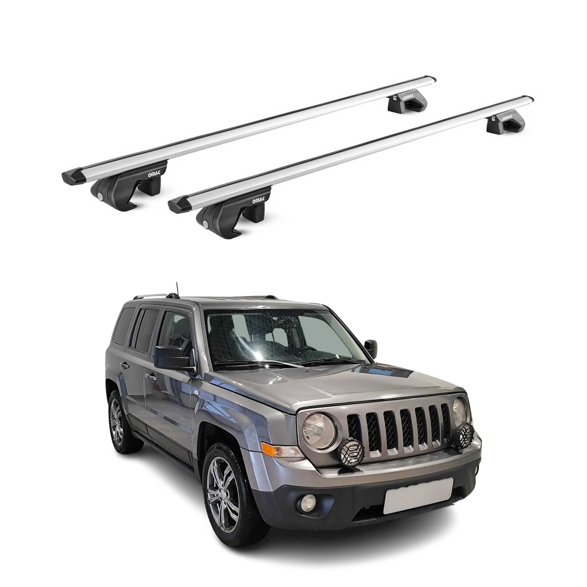 2007-2017 Jeep Patriot Roof Rack Cross Bars Luggage Carrier 2 Pcs