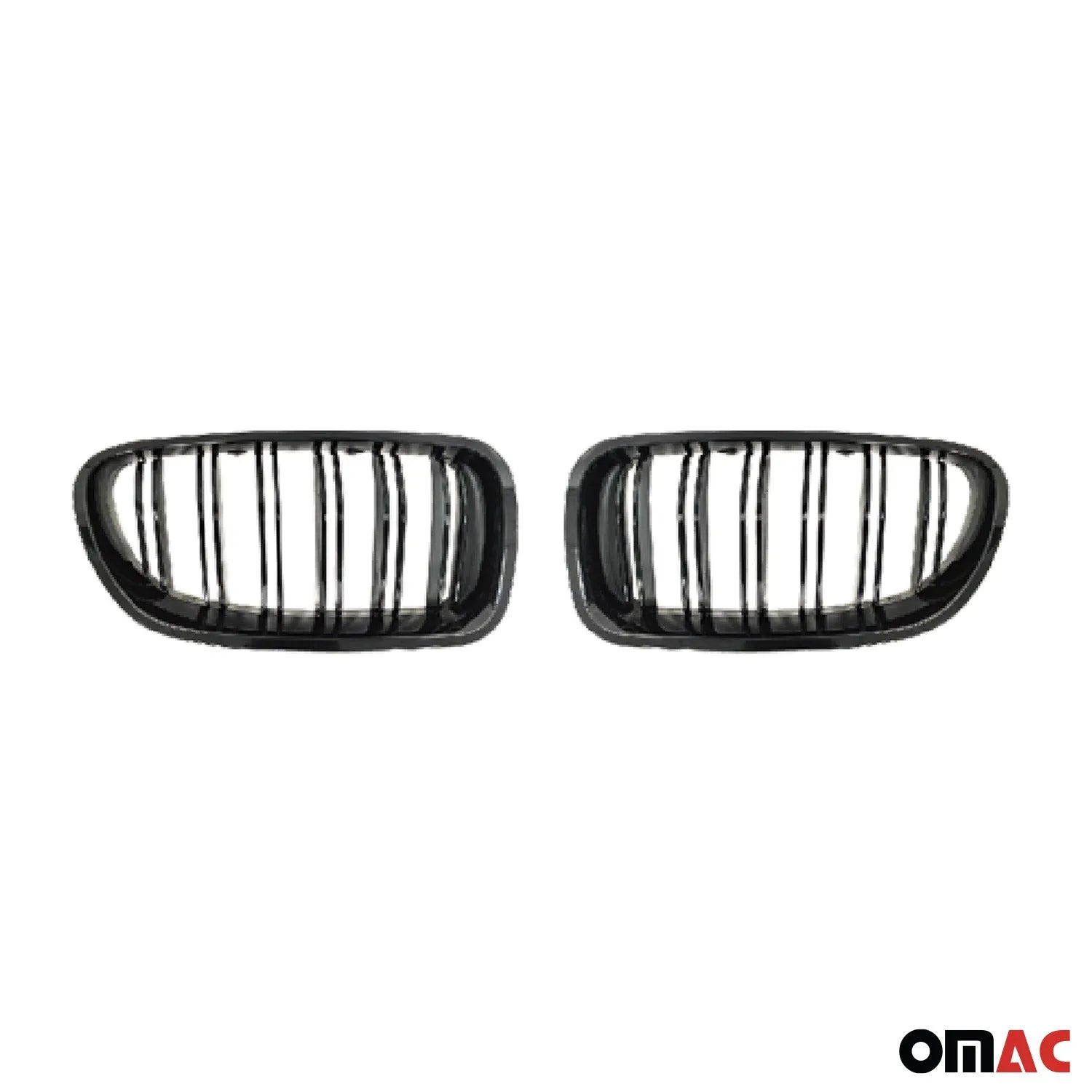 2010-2016 BMW 5 Series F10 Sedan / F10 M5 F11 Touring Front Kidney Grille Grill M-Tech Gloss Black