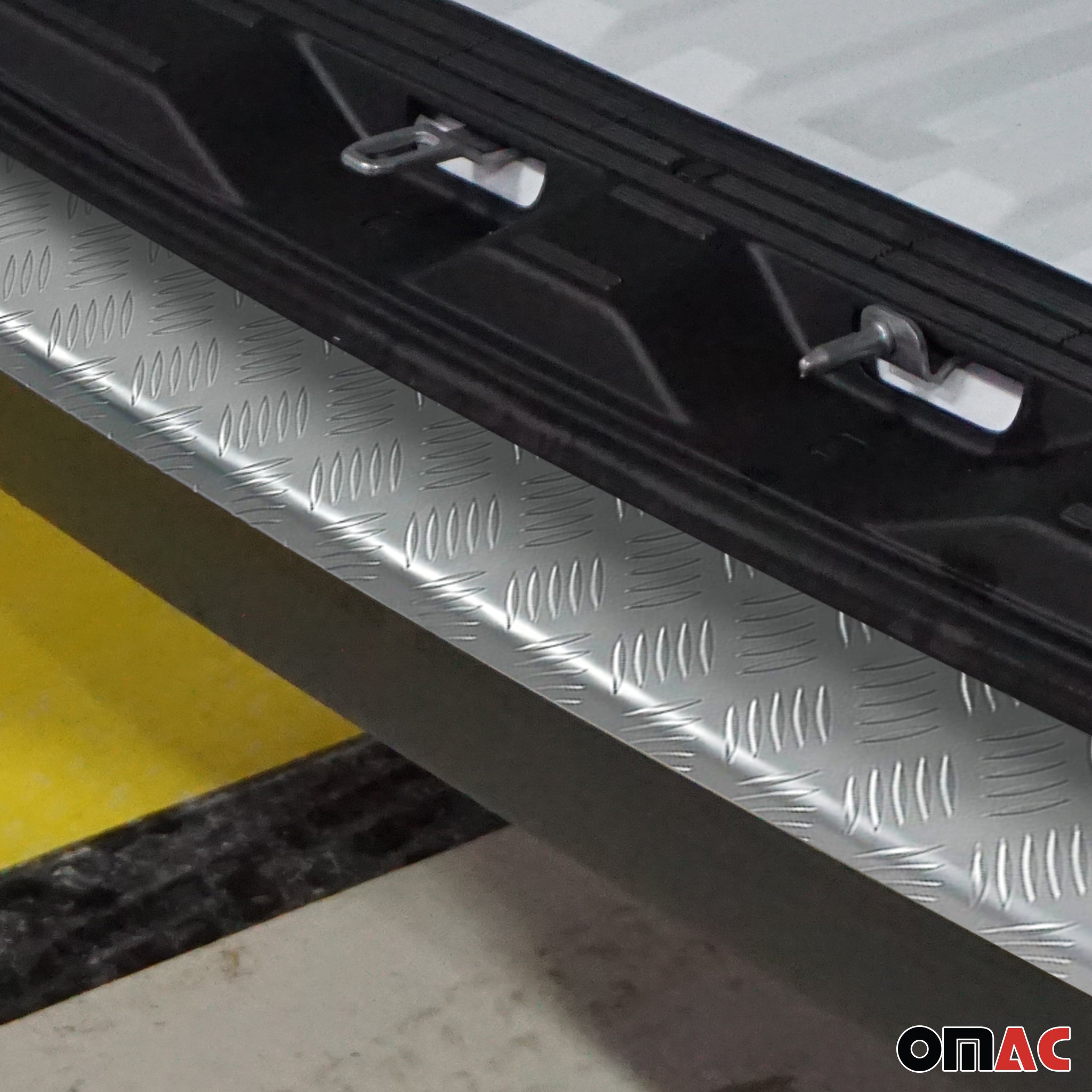 OMAC Rear Bumper Sill Cover for Mercedes Sprinter 2019-2026 Aluminium Silver