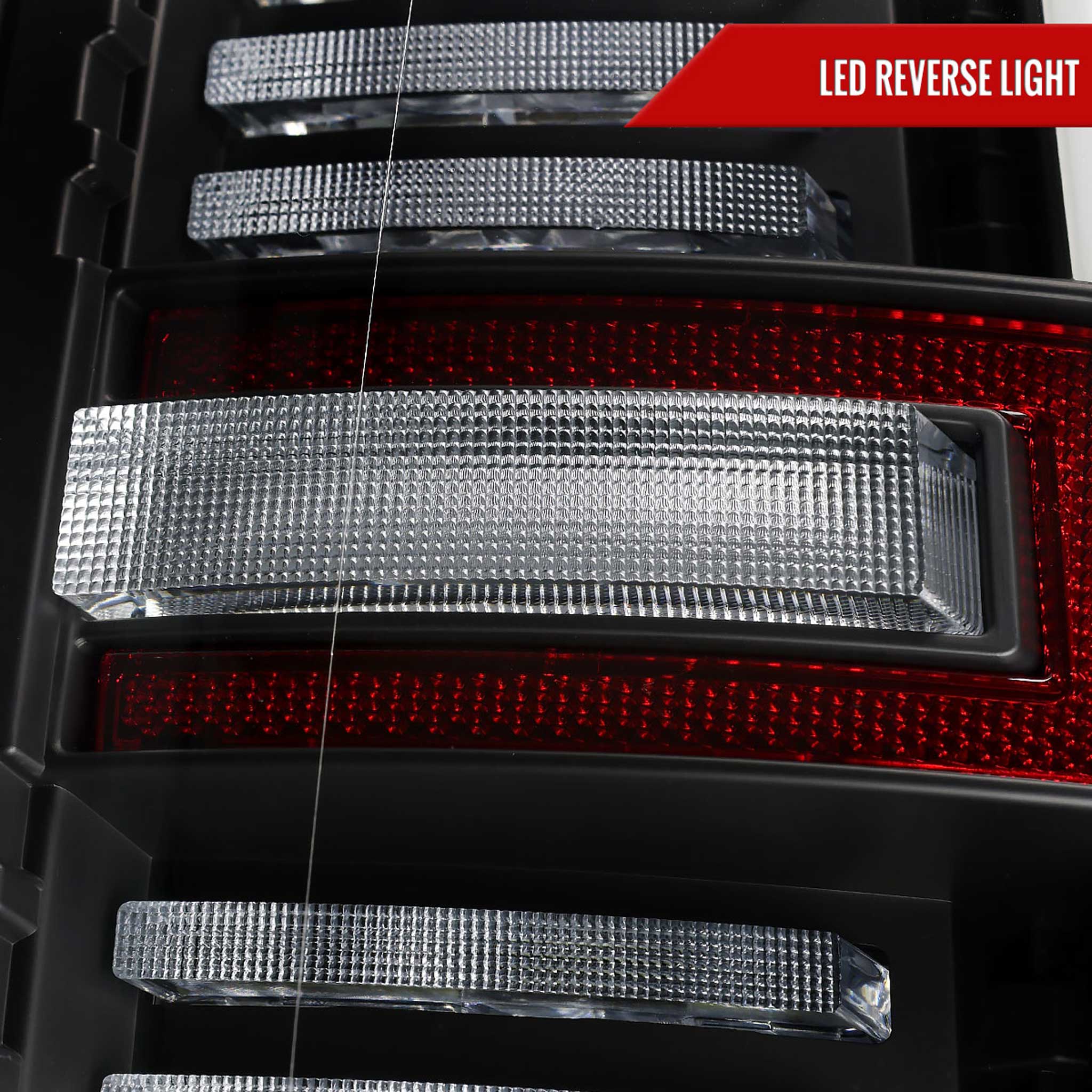 For Dodge RAM 2500/3500 2019-2024 LED Sequential Signal Tail Lights Matte Black Housing Clear Lens