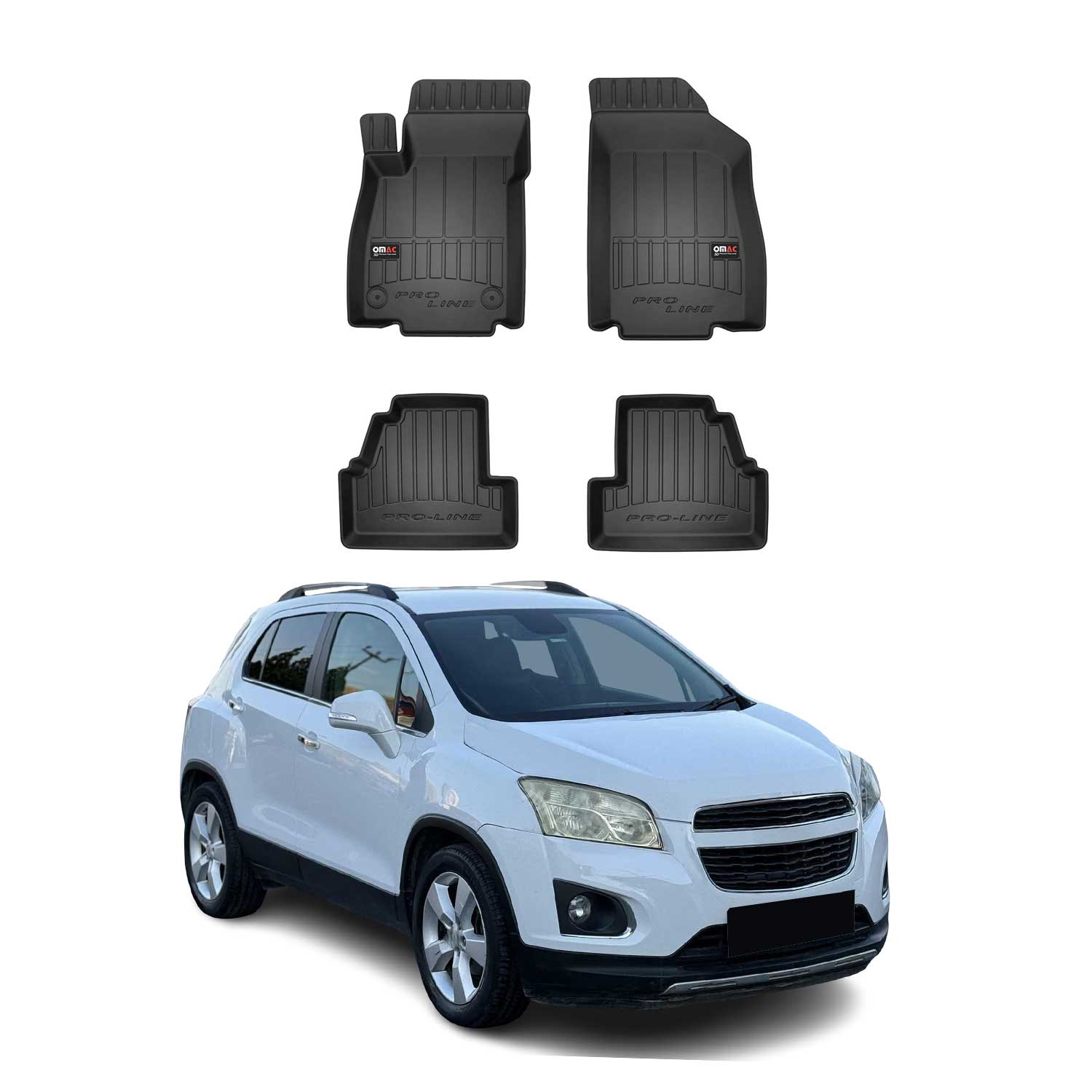2013-2022 Chevrolet Trax Premium Floor Mats Liners Full Set All Weather Heavy Duty