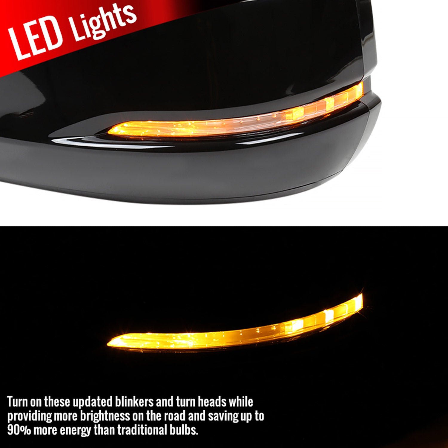 2013-2017 Honda Accord Heated/Defrost 7Pin Side Mirror LED Turn Signal Driver