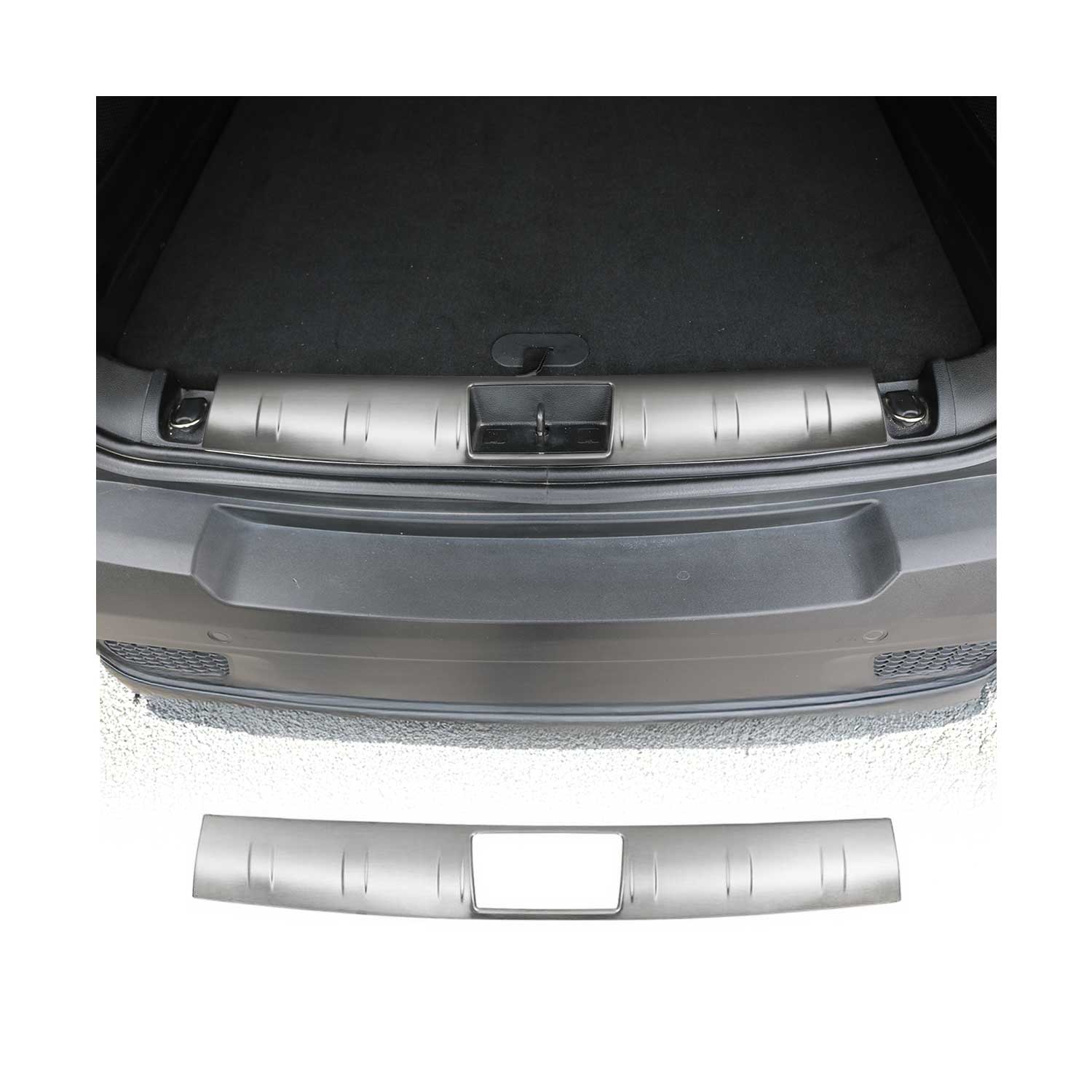 2015-2024 Jeep Renegade Trunk Sill Cover Bumper Guard Protector Steel Brushed