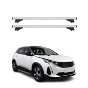 2021-2023 Peugeot 3008 Roof Rack Cross Bars Silver