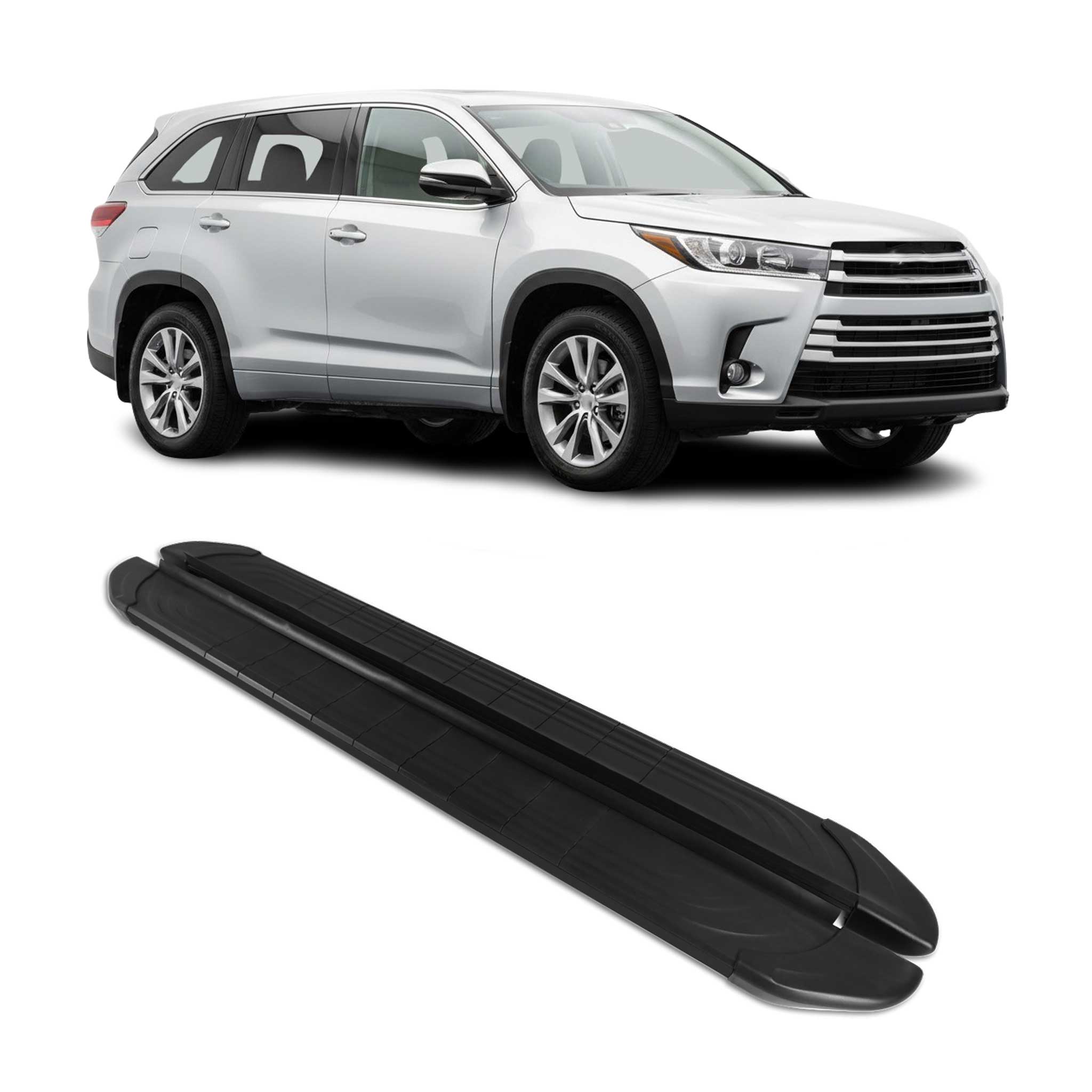 2014-2019 Toyota Highlander Nerf Bar Side Step Running Boards Alu 2x