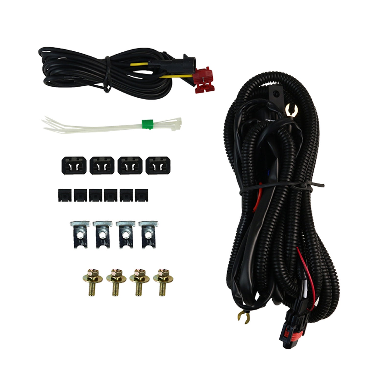 2013-2016 Nissan Pathfinder 6500K LED Projector Bumper Fog Lights Kit Chrome