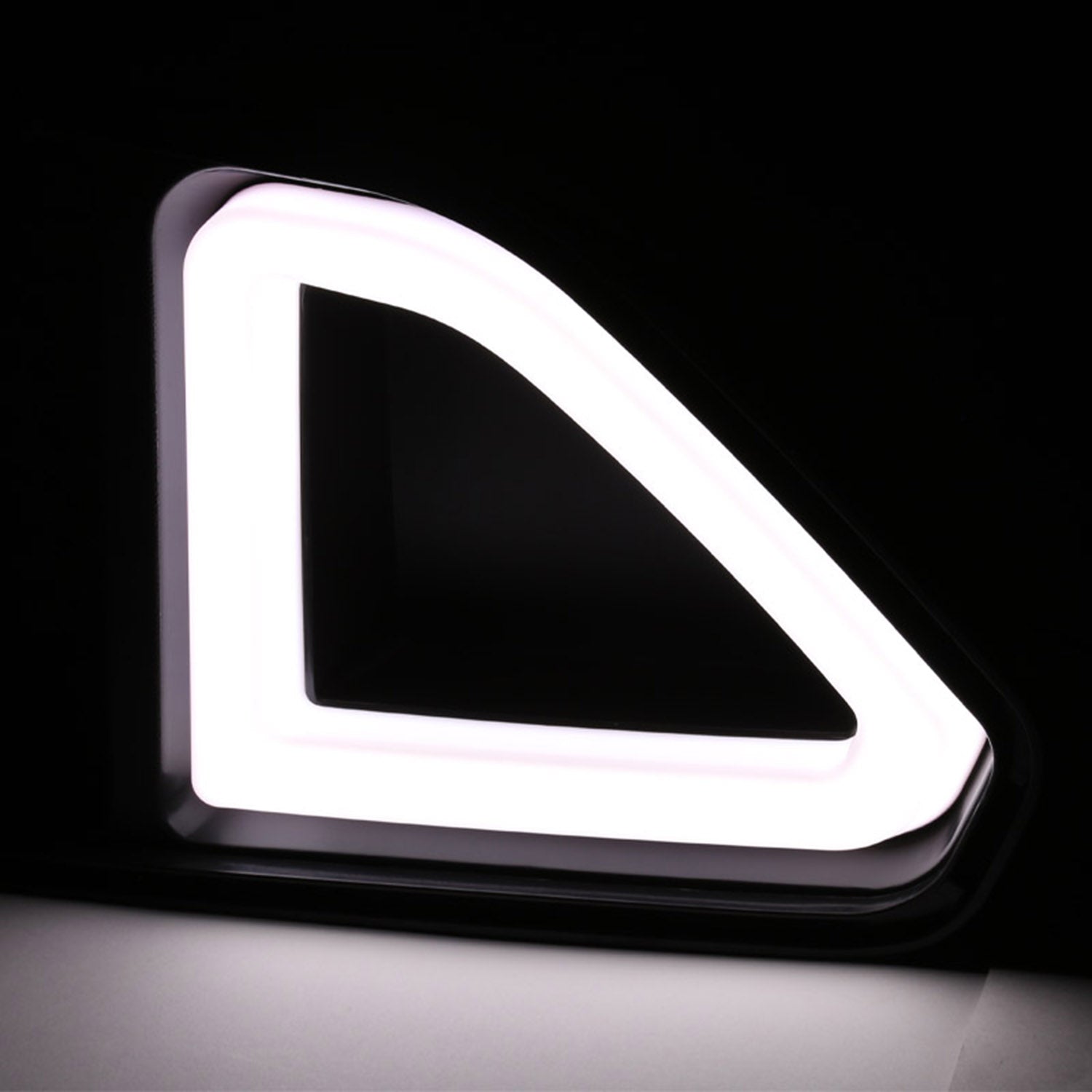 2015-2017 Ford Mustang Black ABS Mesh Grille w/ Dual Integrated LED Bar