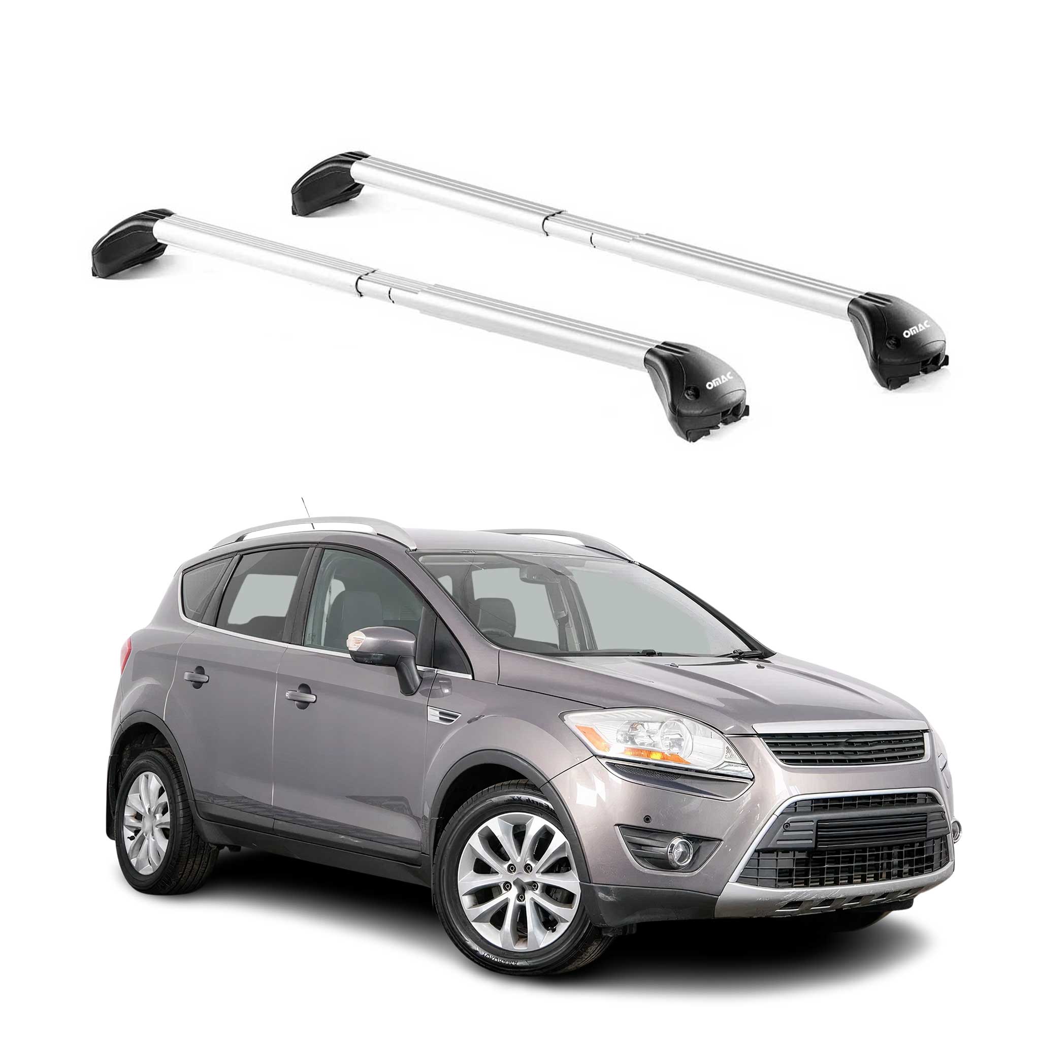 2008-2012 Ford Escape Roof Rack Cross Bars Silver