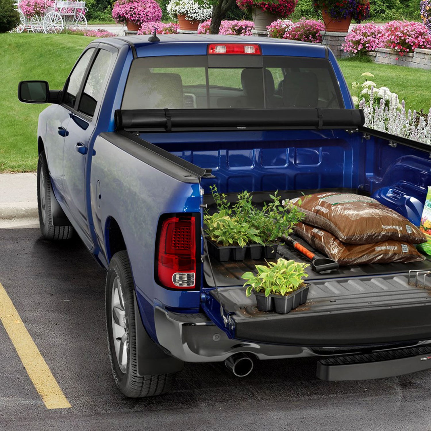 2009-2018 Dodge RAM 1500 2500 3500 White Bar LED Tail Lights Chrome/Red